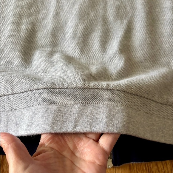 Izod Lacoste Light Gray Zip-Up Jacket - XL - EUC - Picture 8 of 11